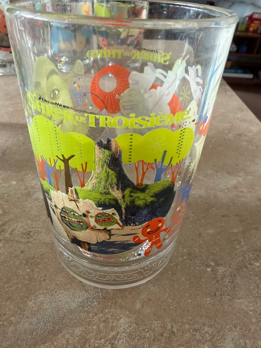 Shrek 3 Movie Glass - photo 2