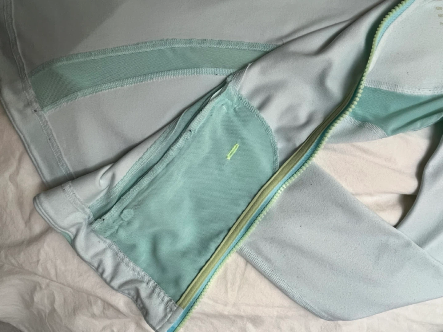 A&F Active Light Blue Zip-Up Jacket - photo 4