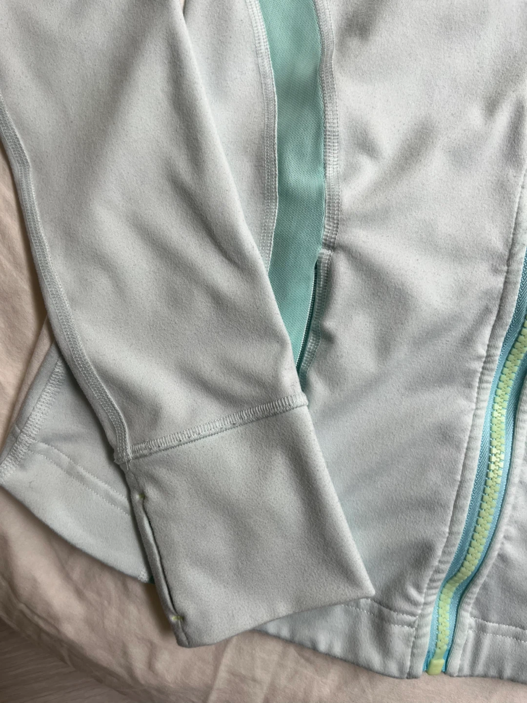 A&F Active Light Blue Zip-Up Jacket - photo 3