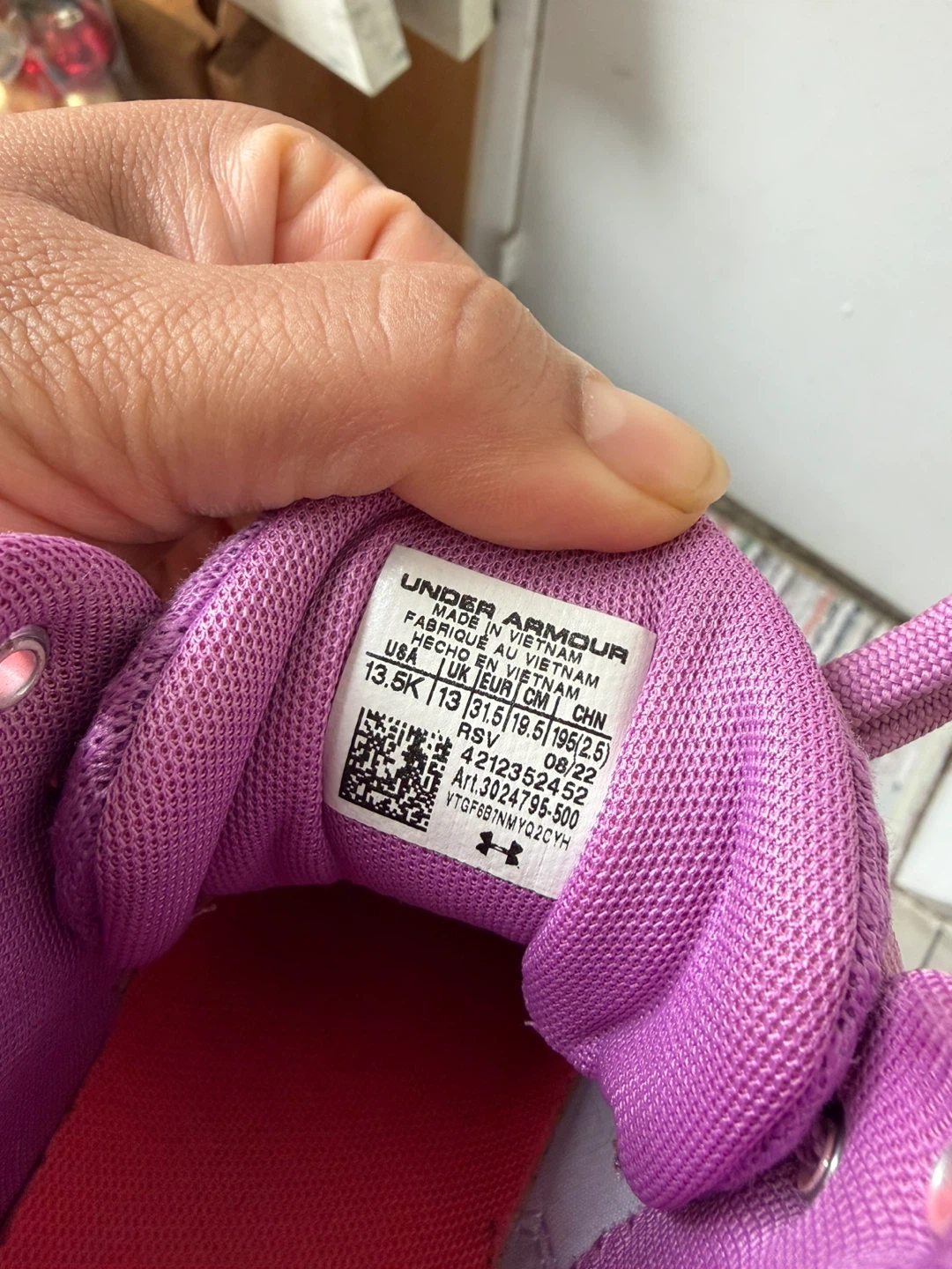 Under Armour shoes size 13.5 - photo 2