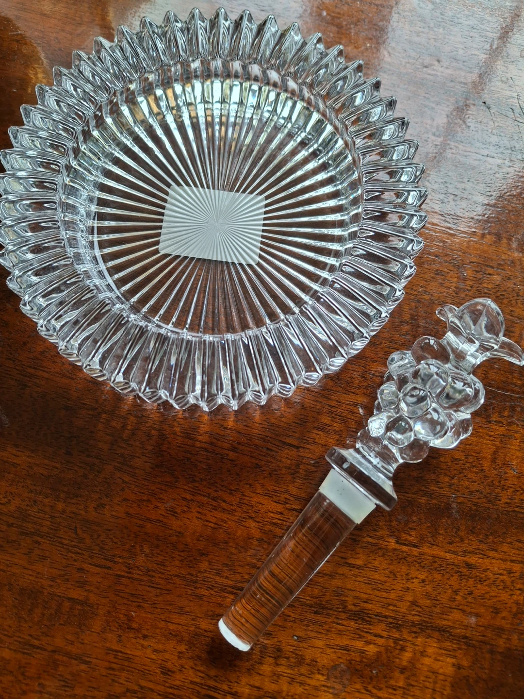 Mikasa Diamond Fire crystal wine set