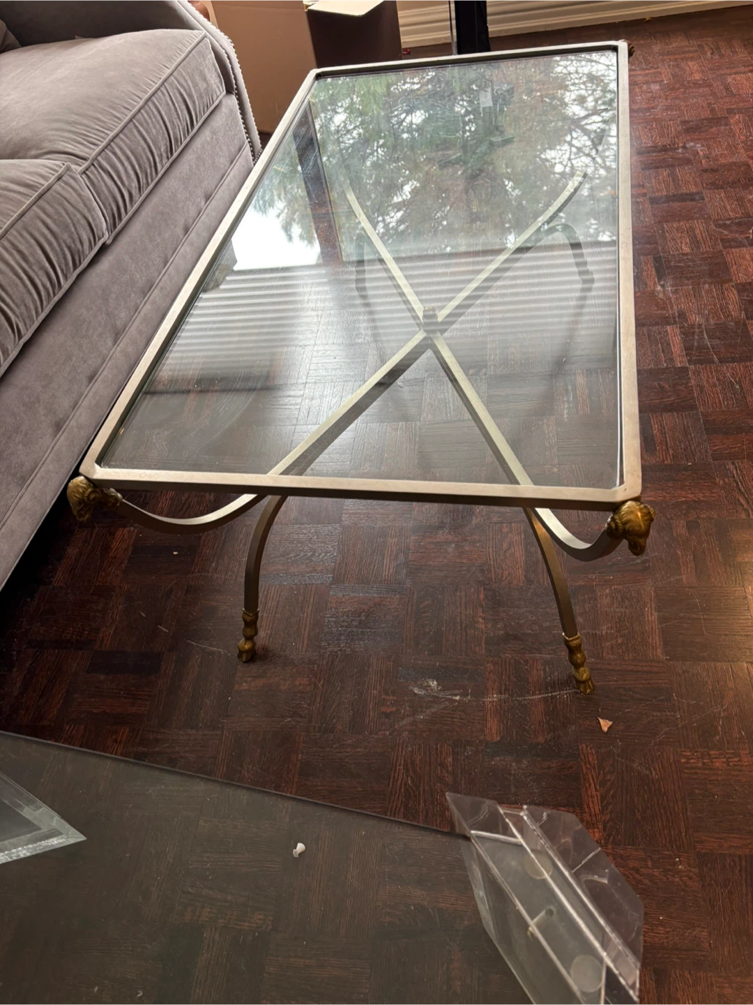 Glass Top Coffee Table