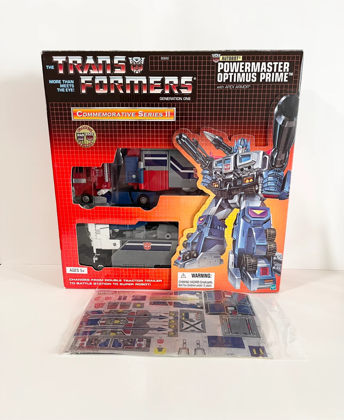 Transformers Powermaster Optimus Prime  Commemorative Series II