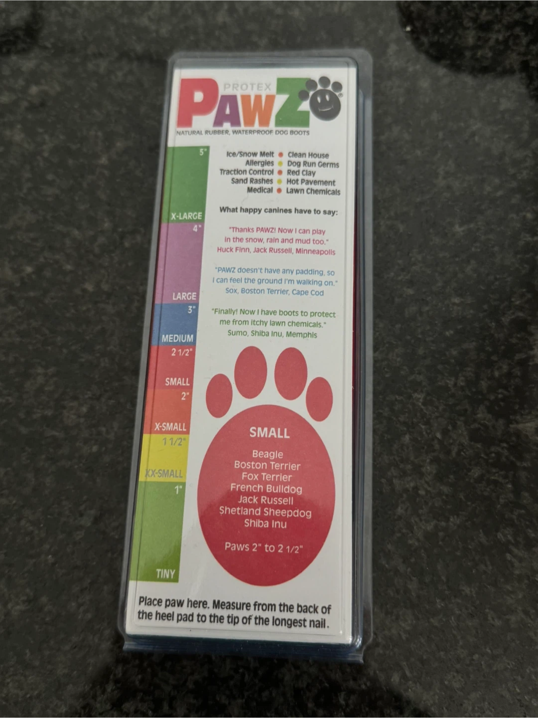 NEW Pawz Dog Boots Small Waterproof 12 Count - photo 2