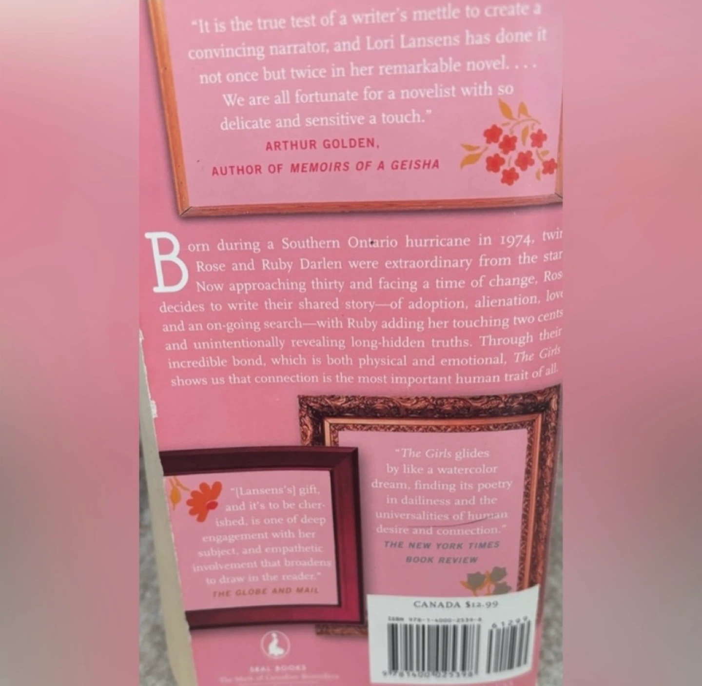The Girls by Lori Lansens Paperback Book - photo 2