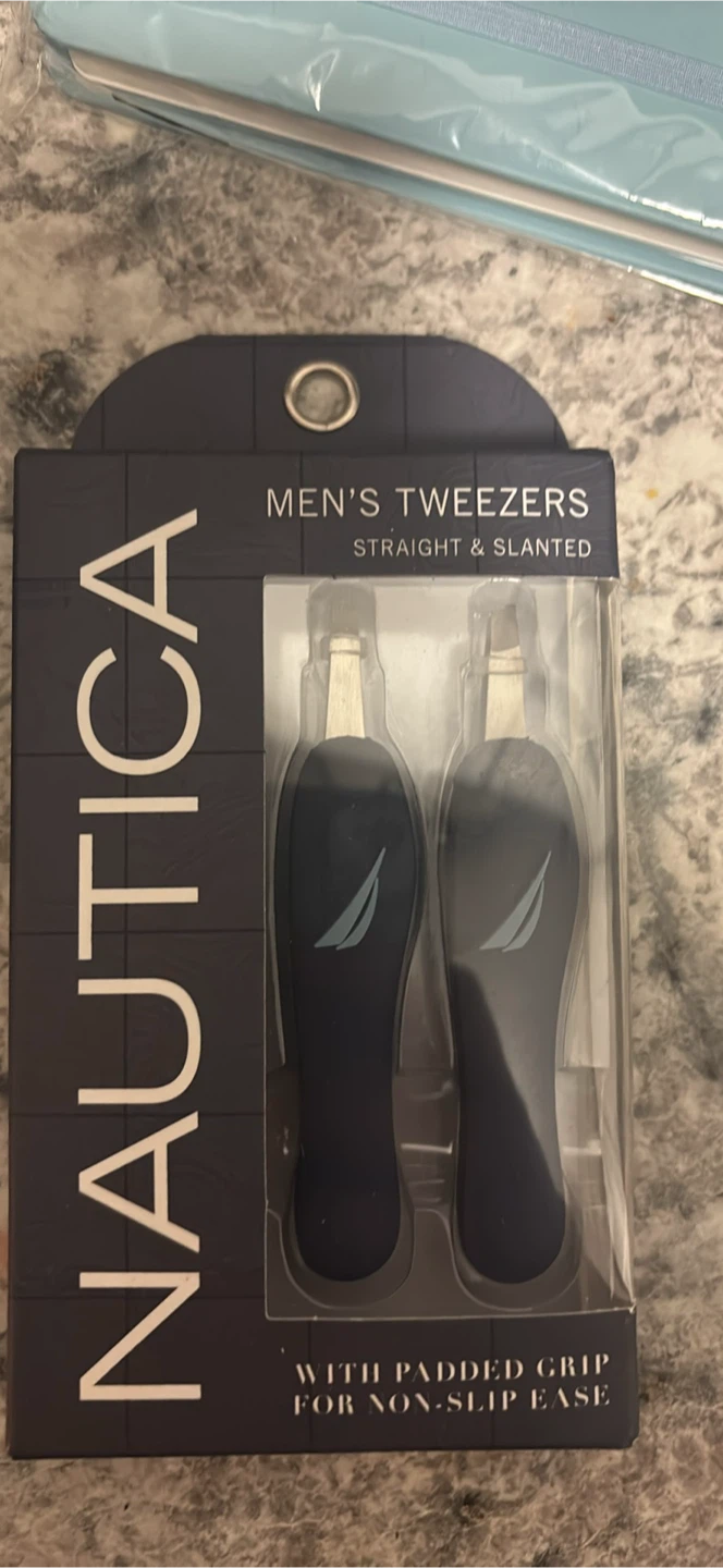Nautica Men's Tweezers Set (Straight & Slanted)