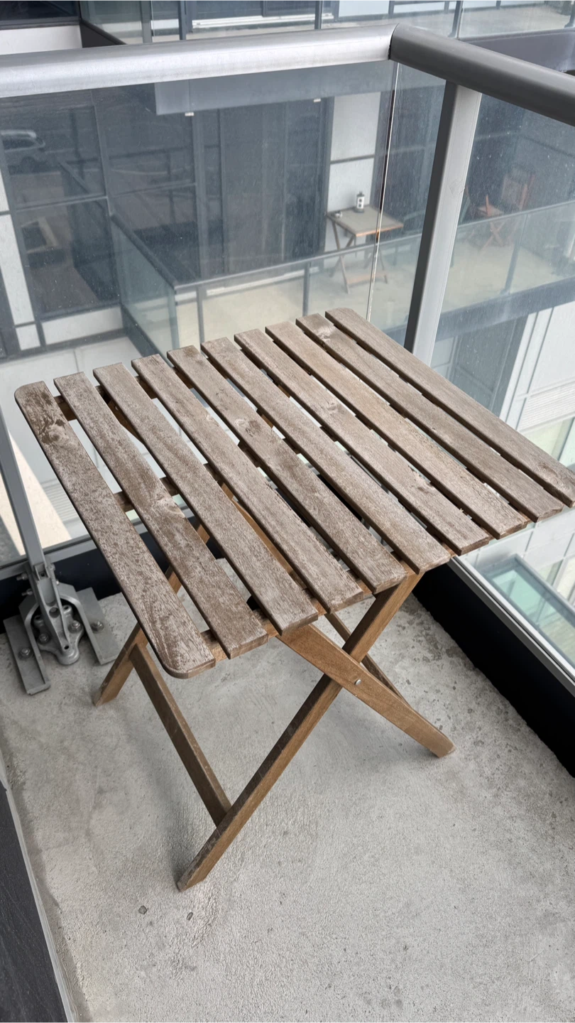Wooden Folding Table and Chair Set