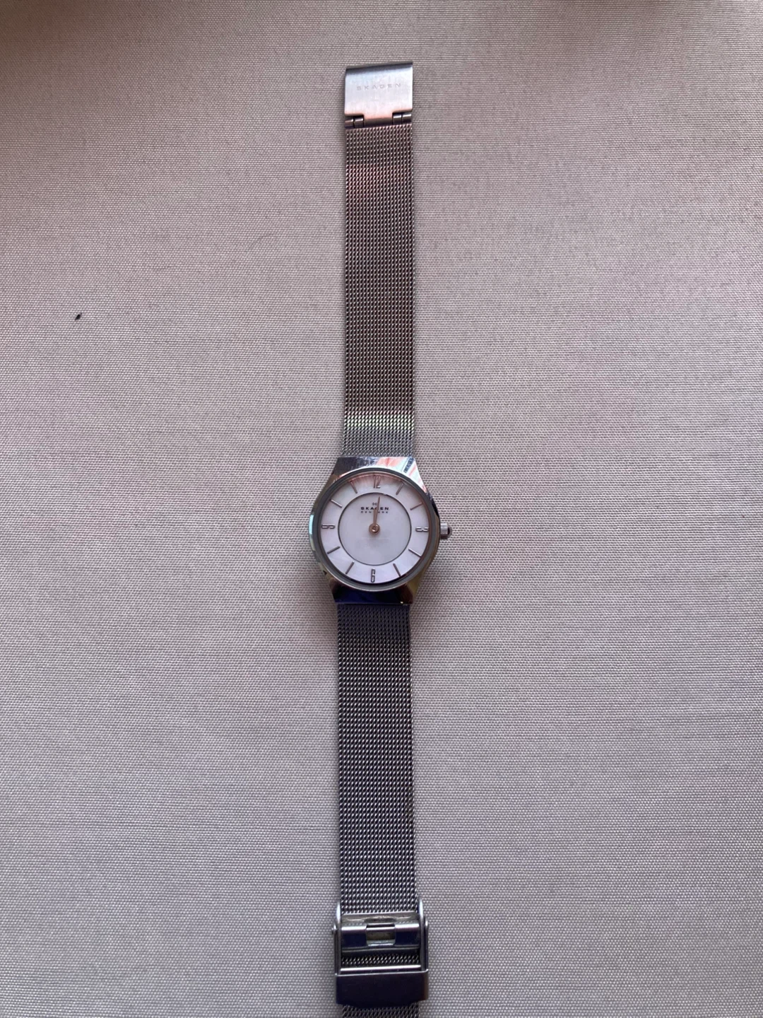 Skagen Watch w/ Mother of Pearl Face