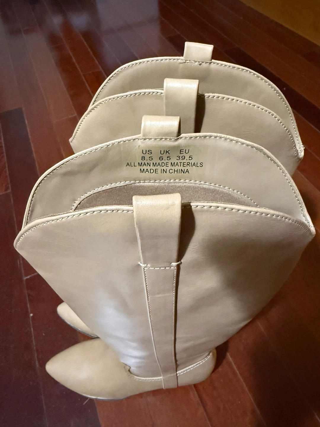 Beige Tall Boots - Size US 8.5 - photo 3