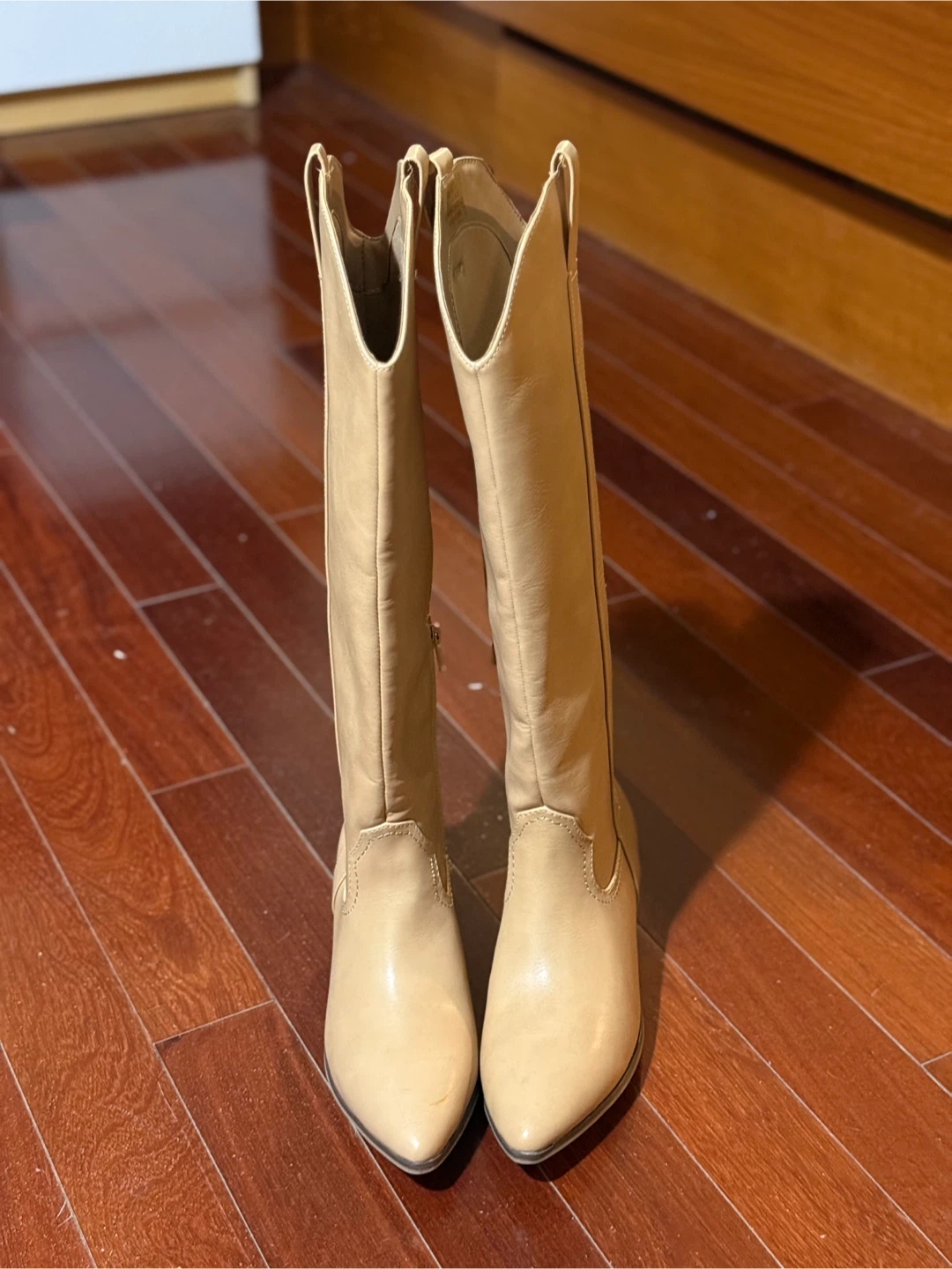 Beige Tall Boots - Size US 8.5 - photo 2