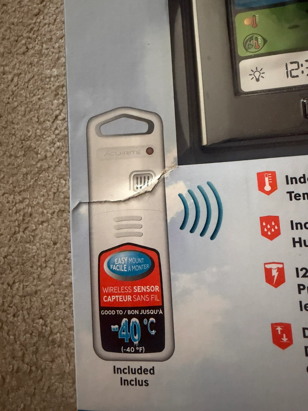 Acu Rite Wireless Weather Station with Colour Display - photo 2