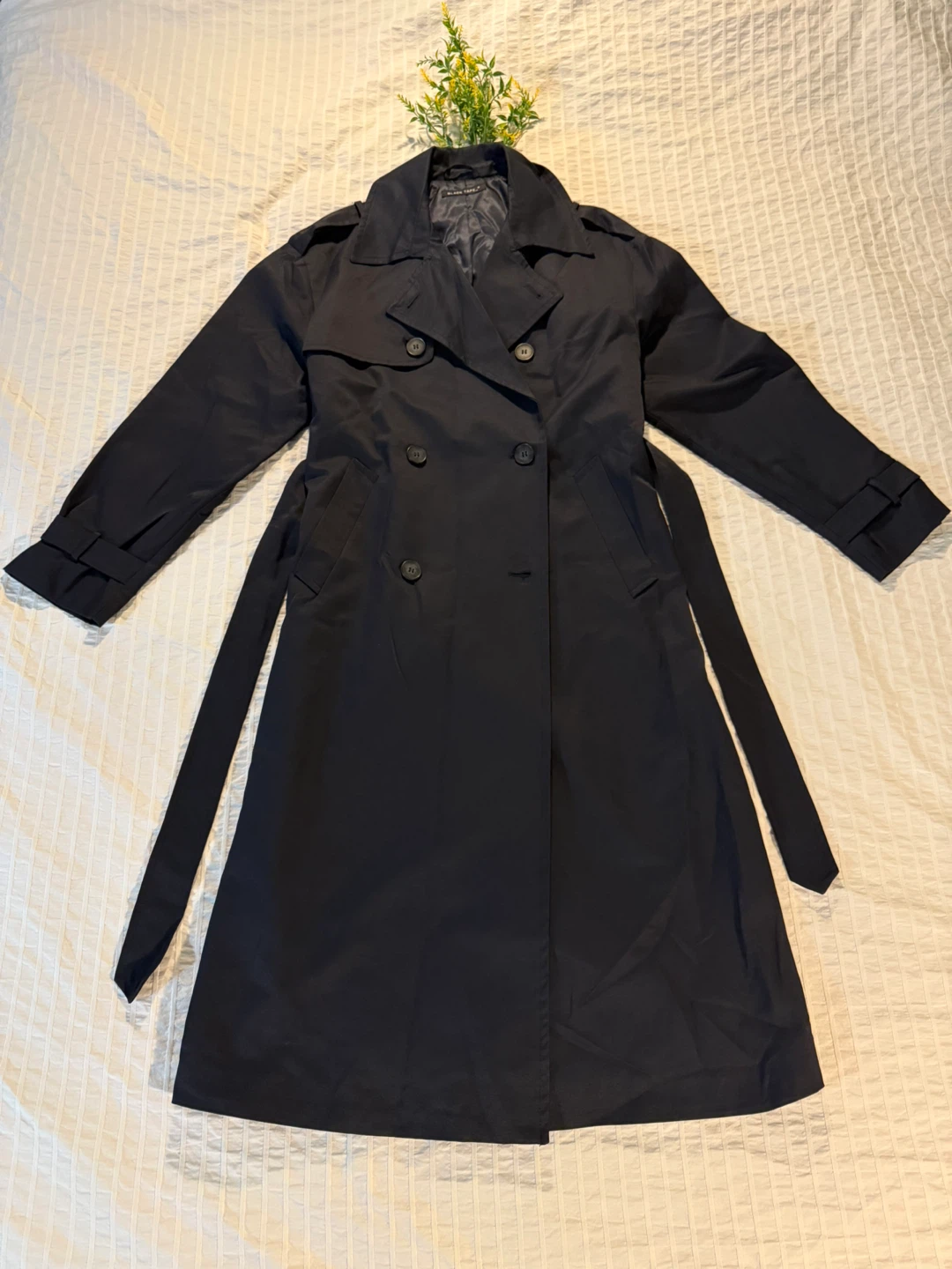 Dark Navy Trench Coat