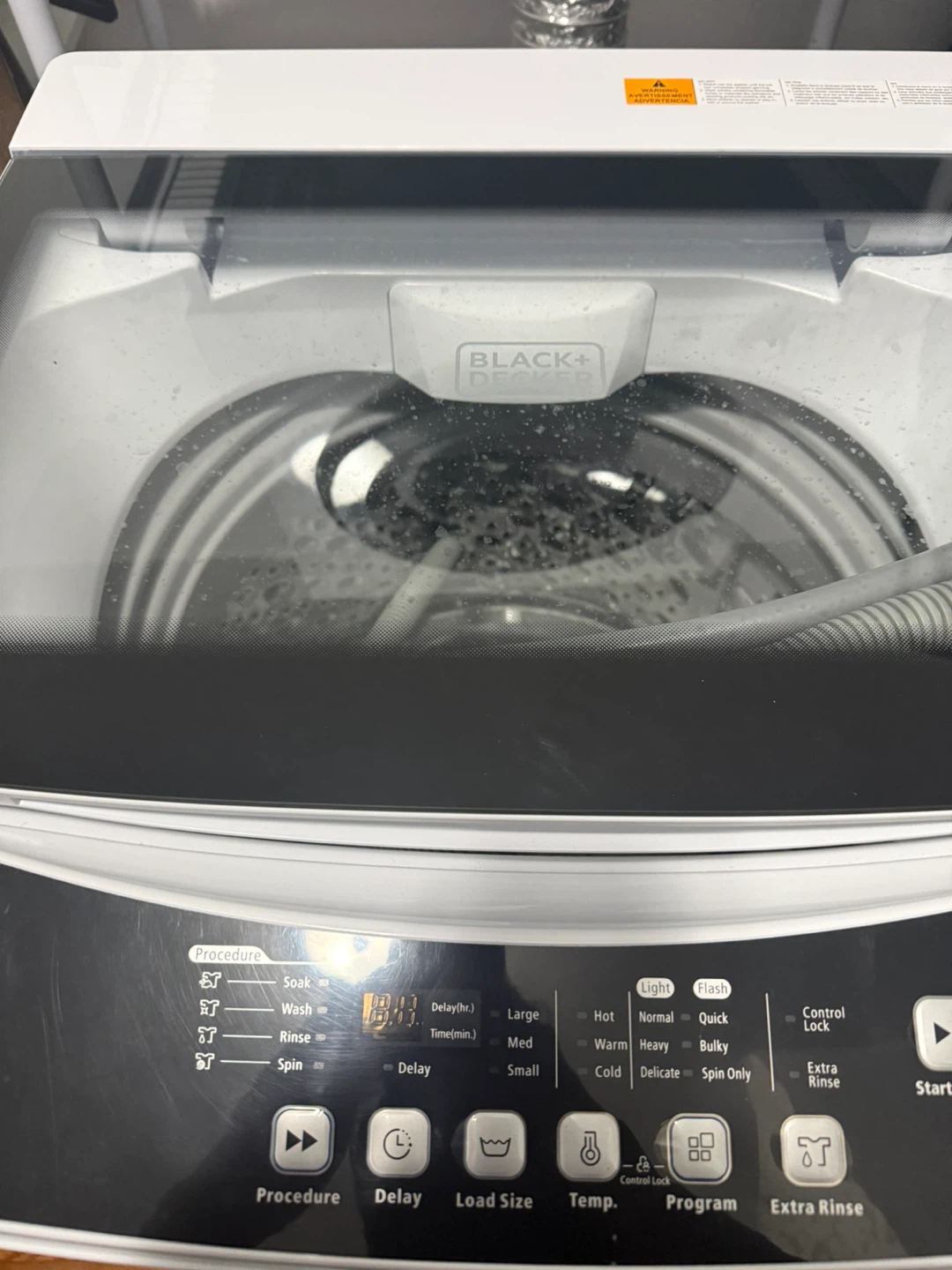 Black+Decker Portable Washer and Dryer Combo - photo 2