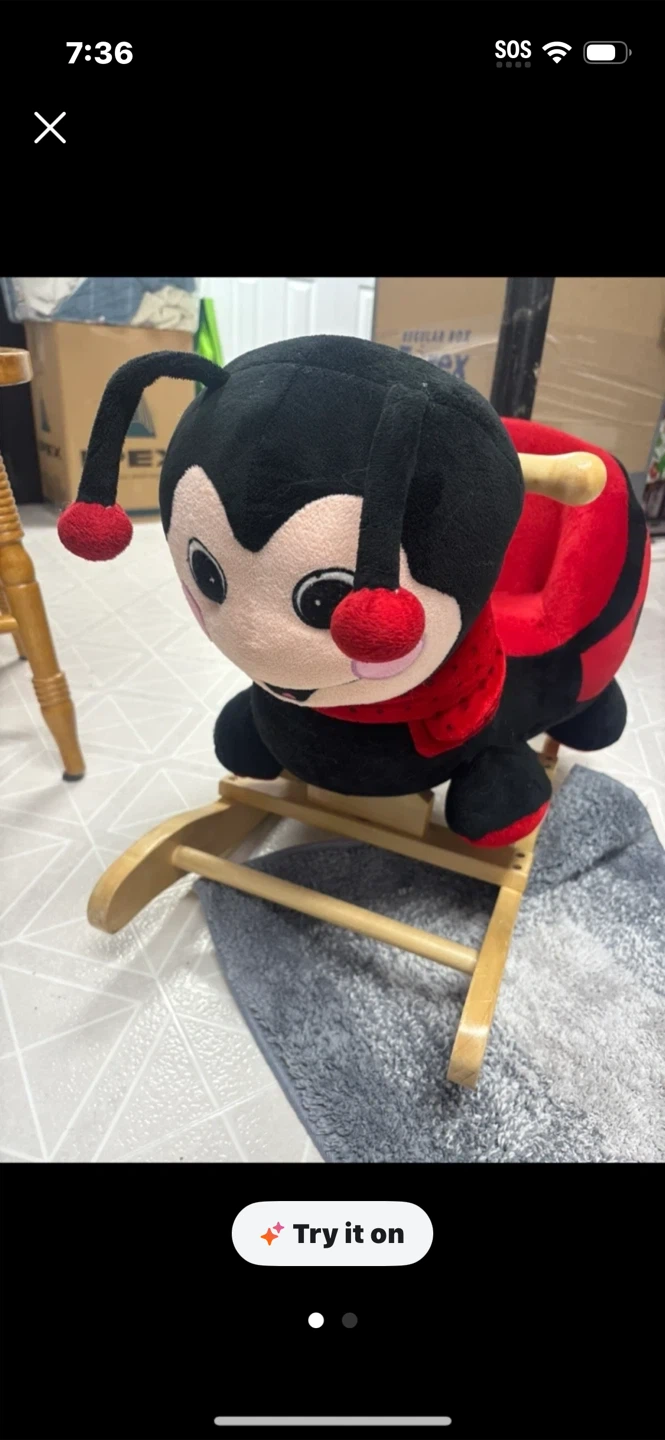Ladybug Plush Rocker - photo 2