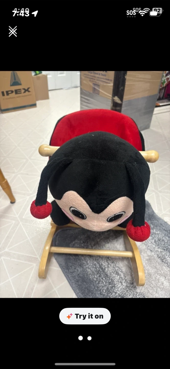 Ladybug Plush Rocker