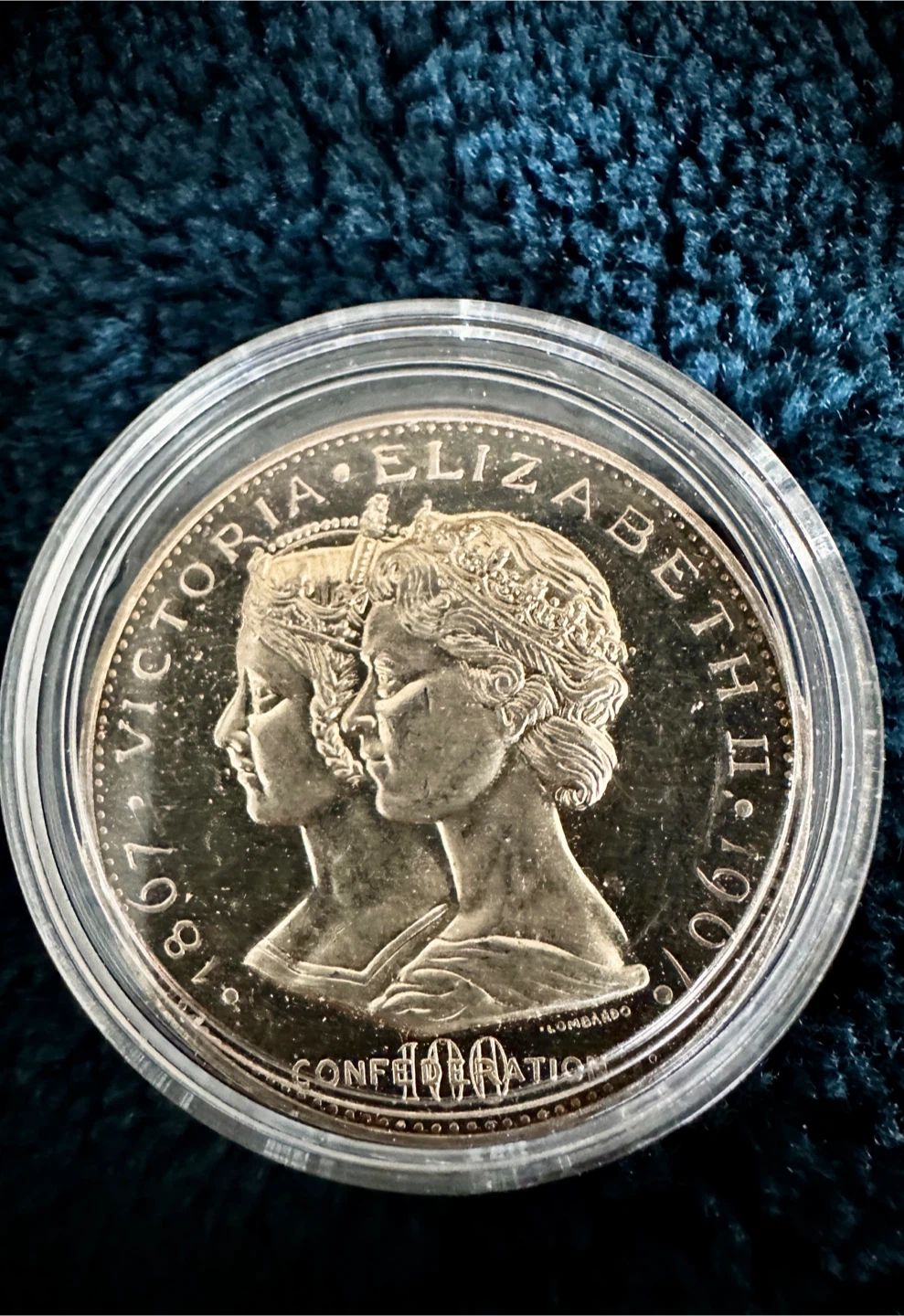 1957 Centenary of Canadian Confederation Coin