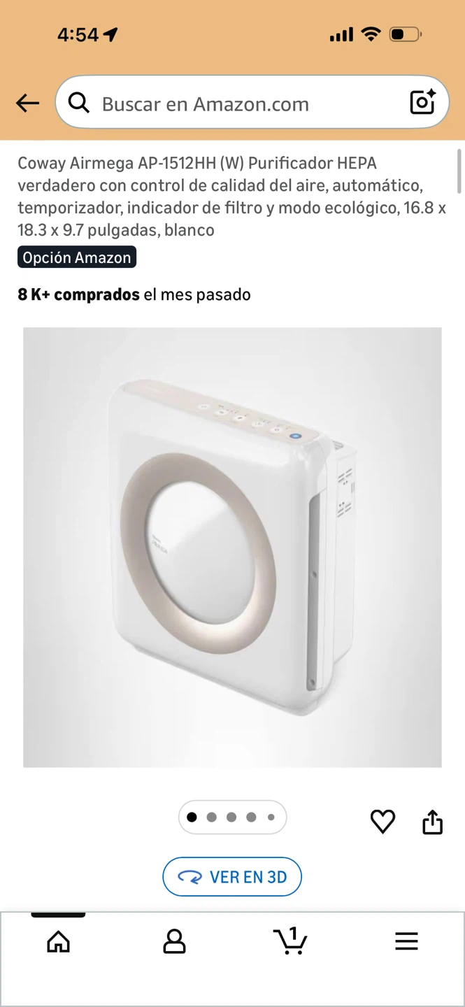 Coway Airmega AP-1512HH(W) Air Purifier - White