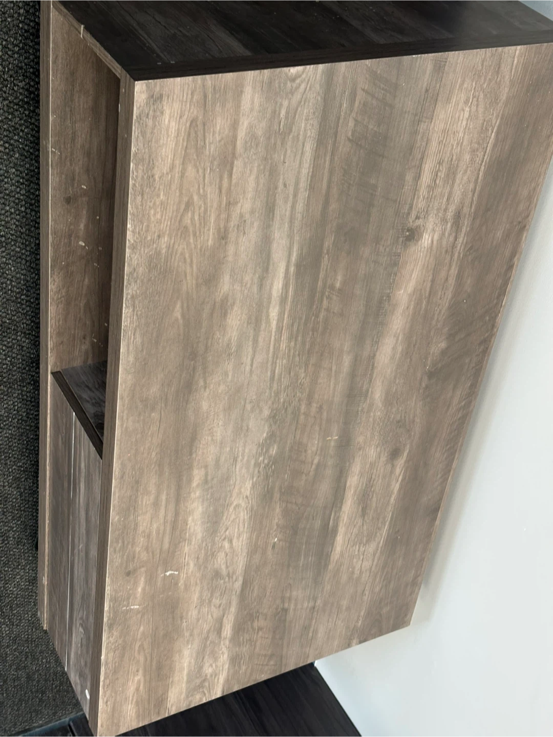 Modern Wood Coffee Table with Drawer and Shelf - photo 2