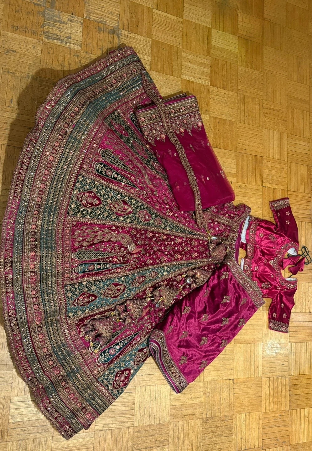 Bride lehenga - (size : regular) women.