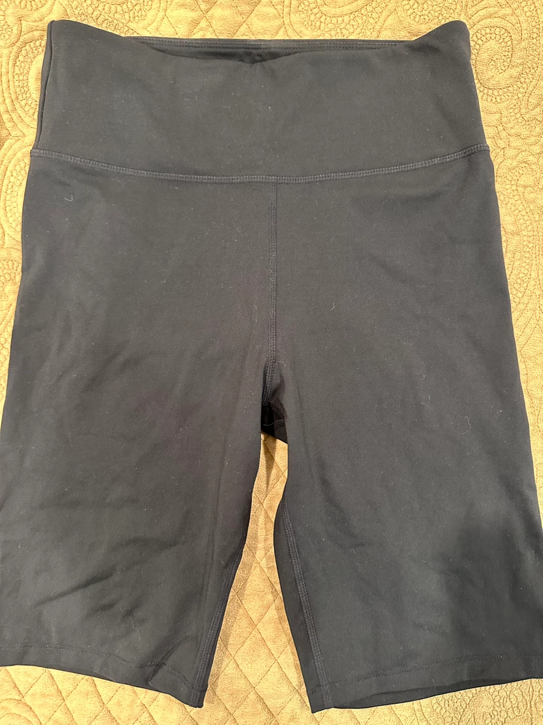 H&M Sport Black Bike Shorts and Sports Bra Set - Size M