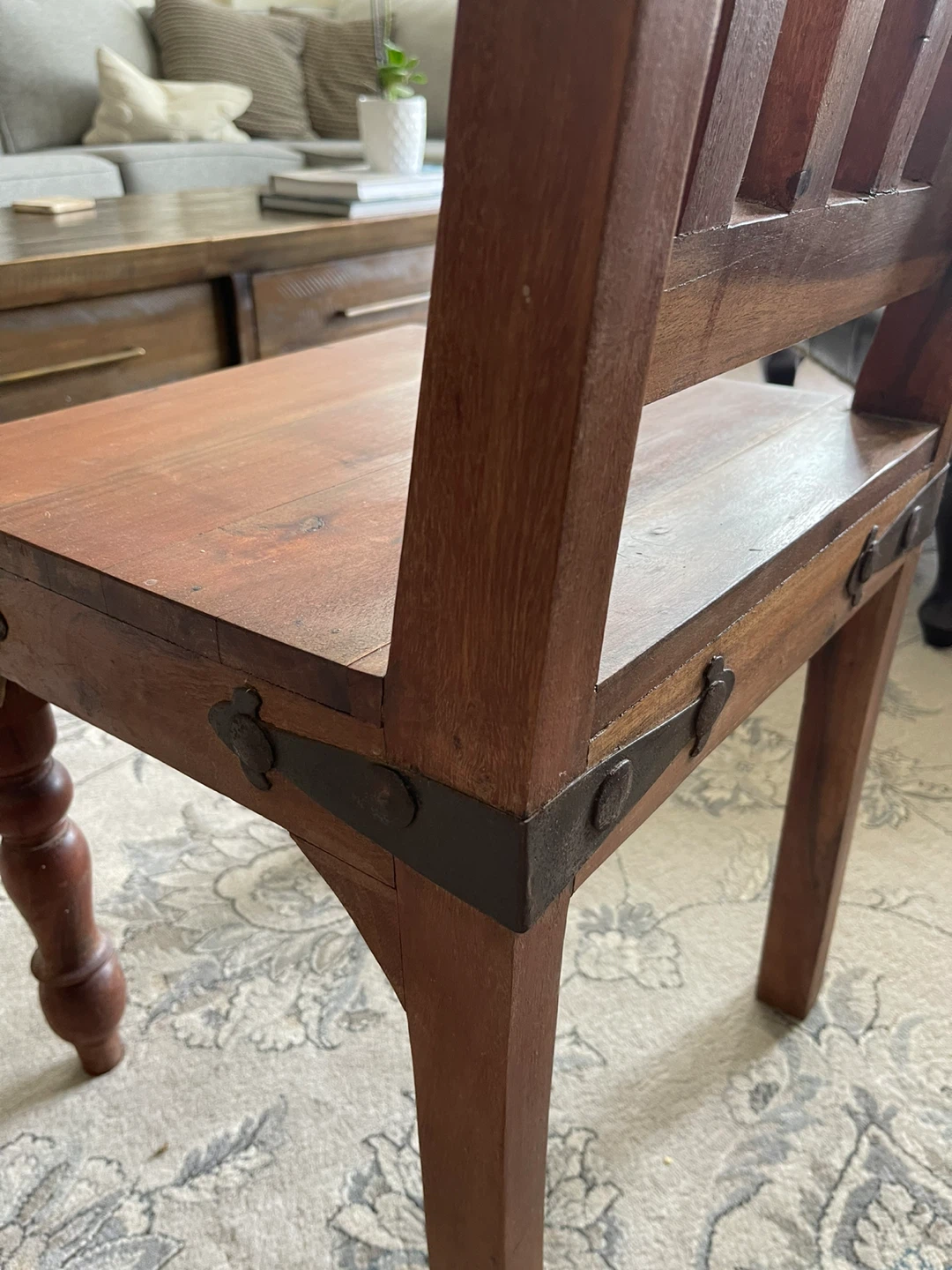 Solid oak wood Accent Chair - photo 5
