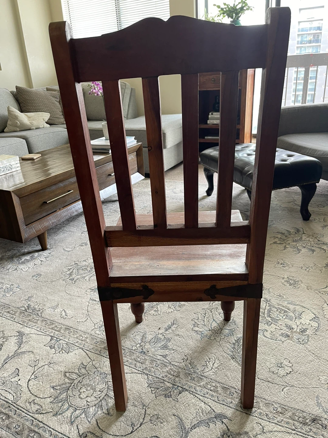 Solid oak wood Accent Chair - photo 3