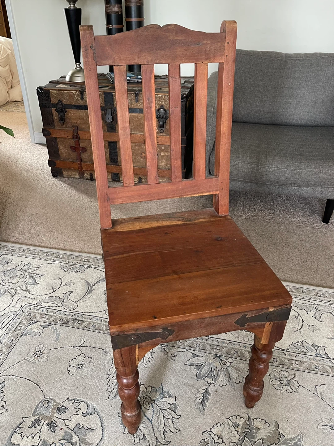 Solid oak wood Accent Chair - photo 4