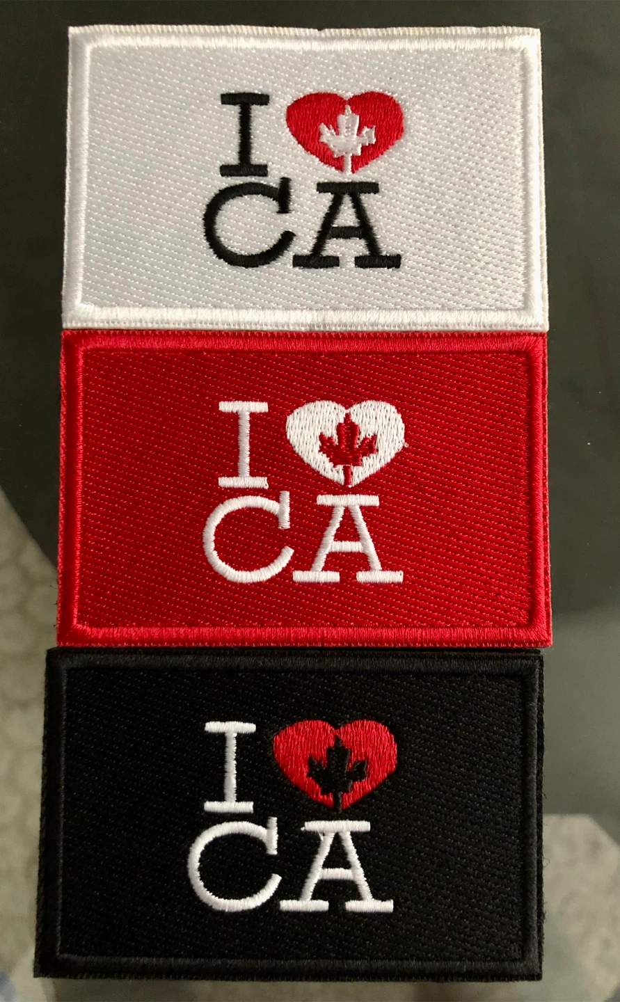 “I ❤️ CA” Patches