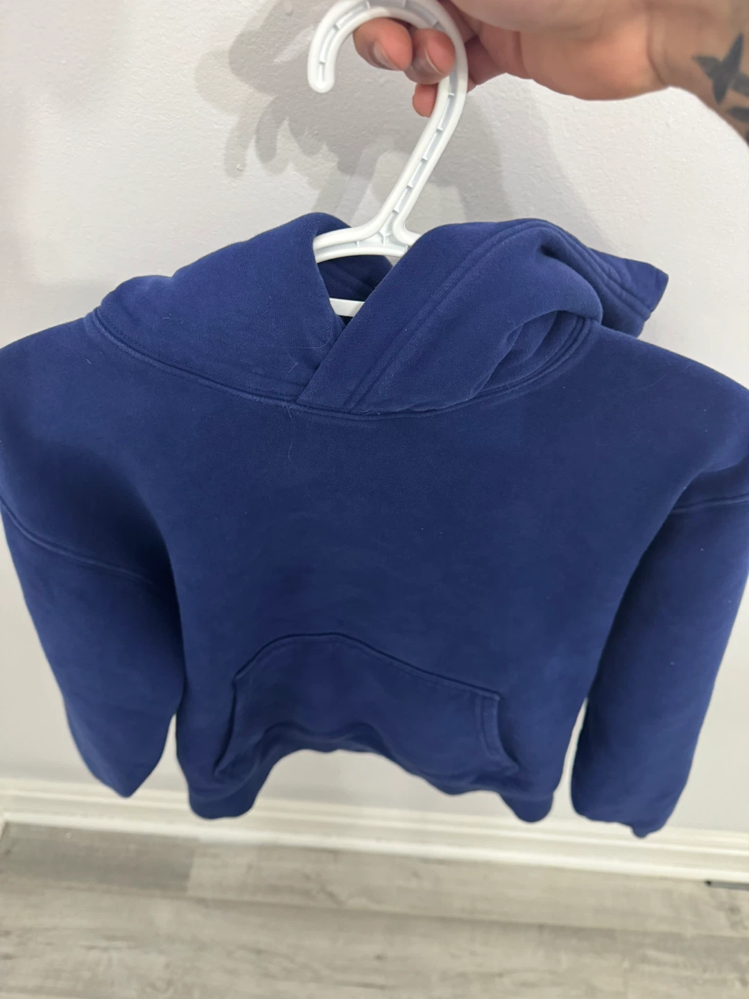 Aritzia Sweatfleece Hoodie - Navy Blue - Size M