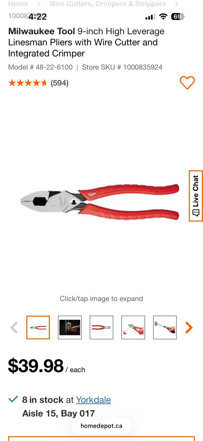 Milwaukee 9-inch High Leverage Linesman Pliers - photo 2