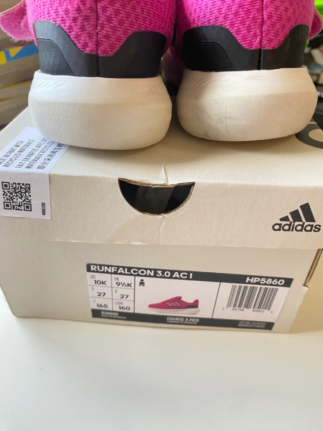 Adidas Pink Running Shoes Size 10k - photo 4