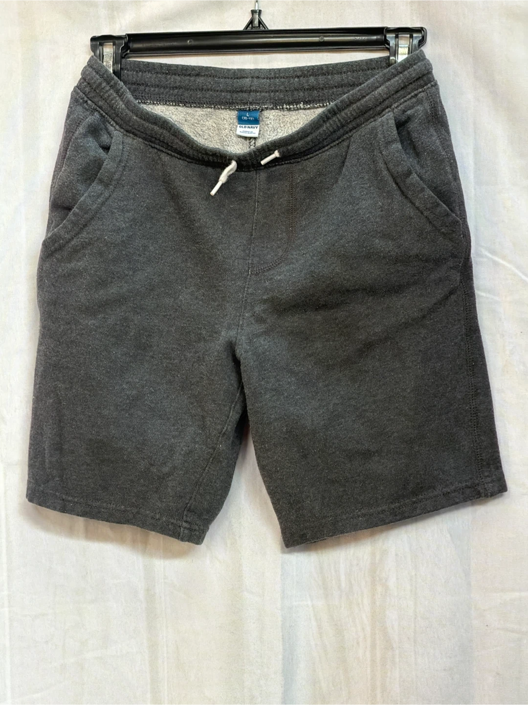 Old Navy Boys Grey Sweat Shorts Size L (10-12)