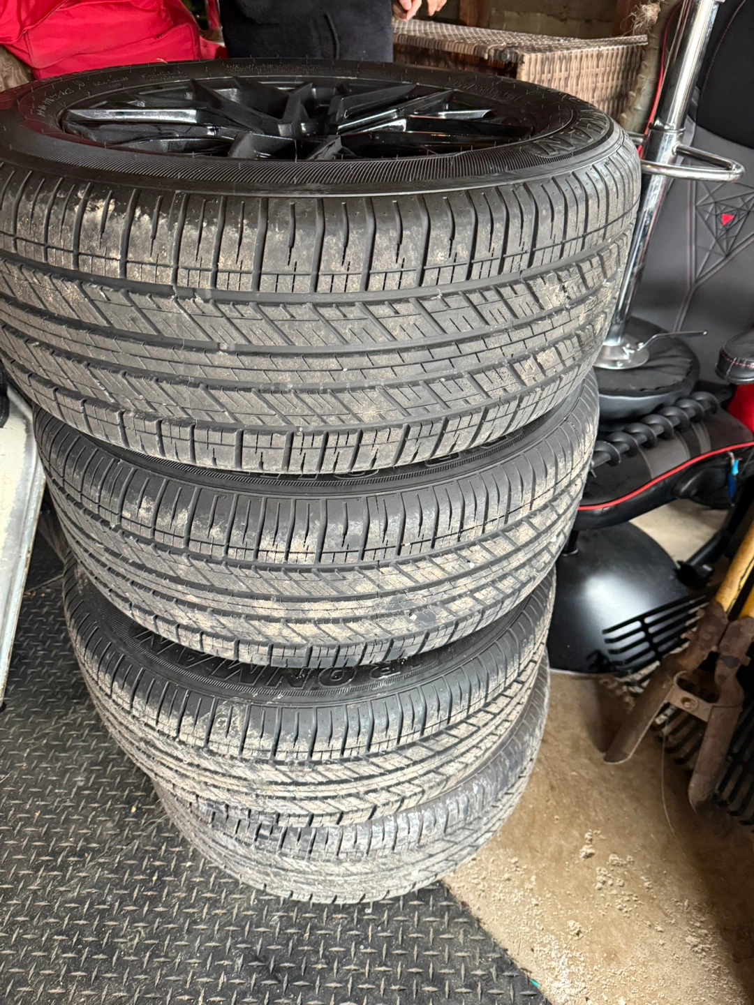Set of 4 20 inch FIR Wheels with 255/55R18 Tires - photo 4