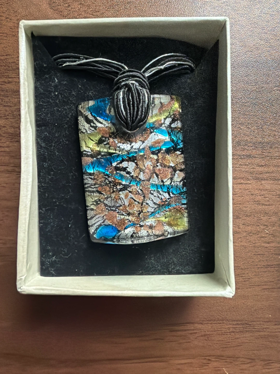 Glass Pendant Necklace