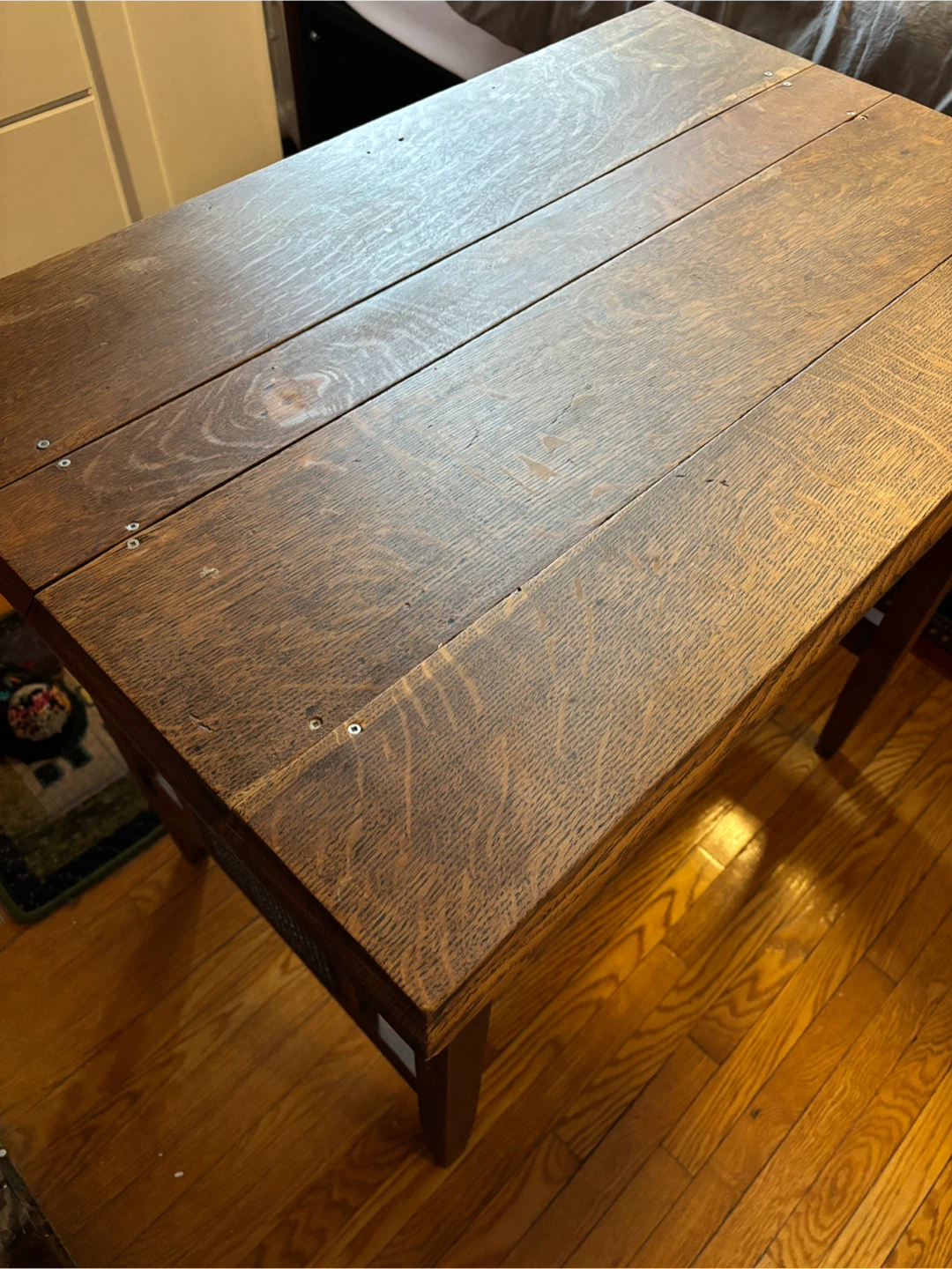 Antique Oak Desk - photo 5