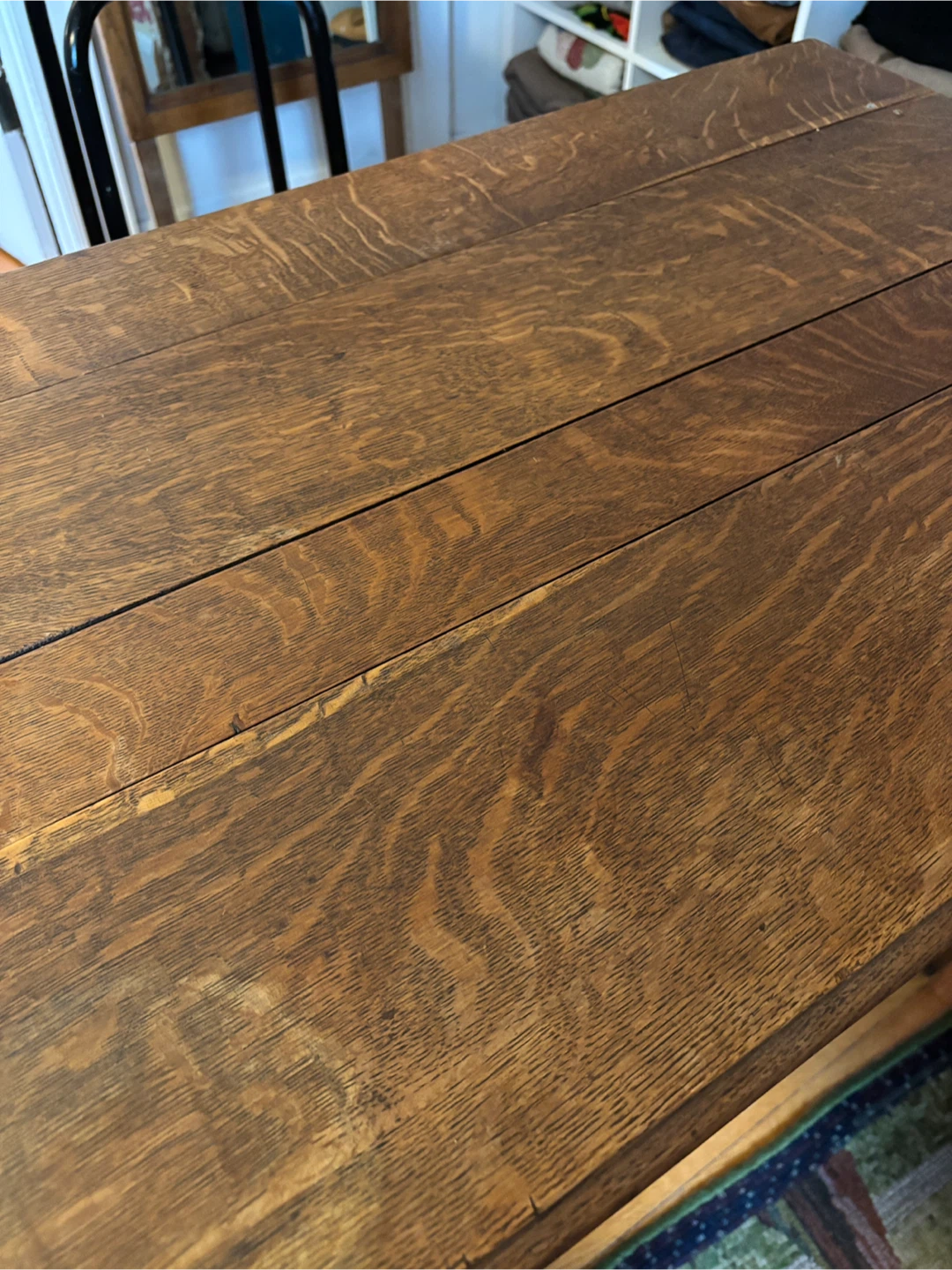 Antique Oak Desk - photo 2