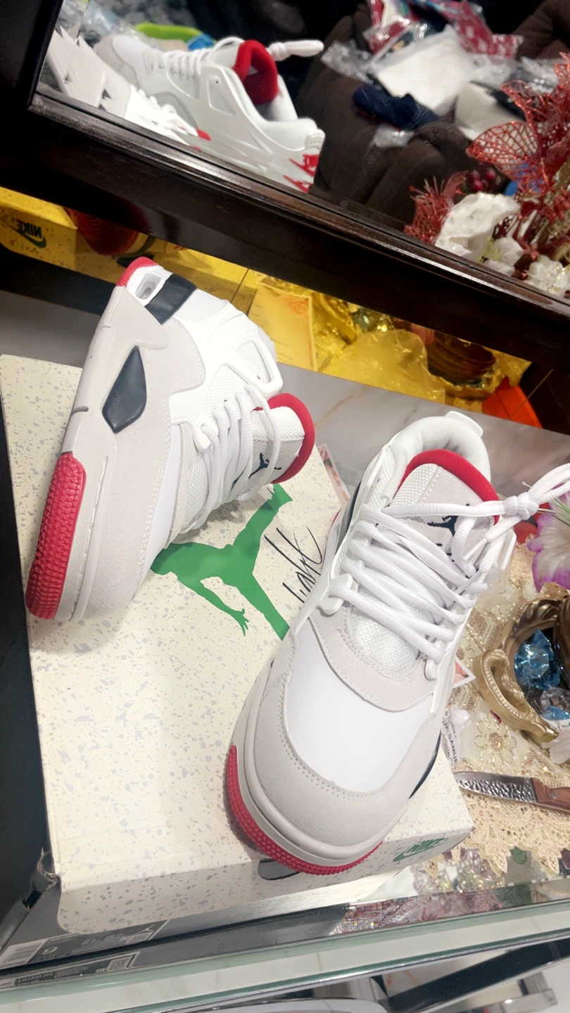 Jordan 4 "White Cement" Sneakers