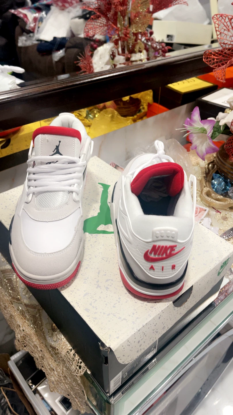 Jordan 4 "White Cement" Sneakers - photo 5