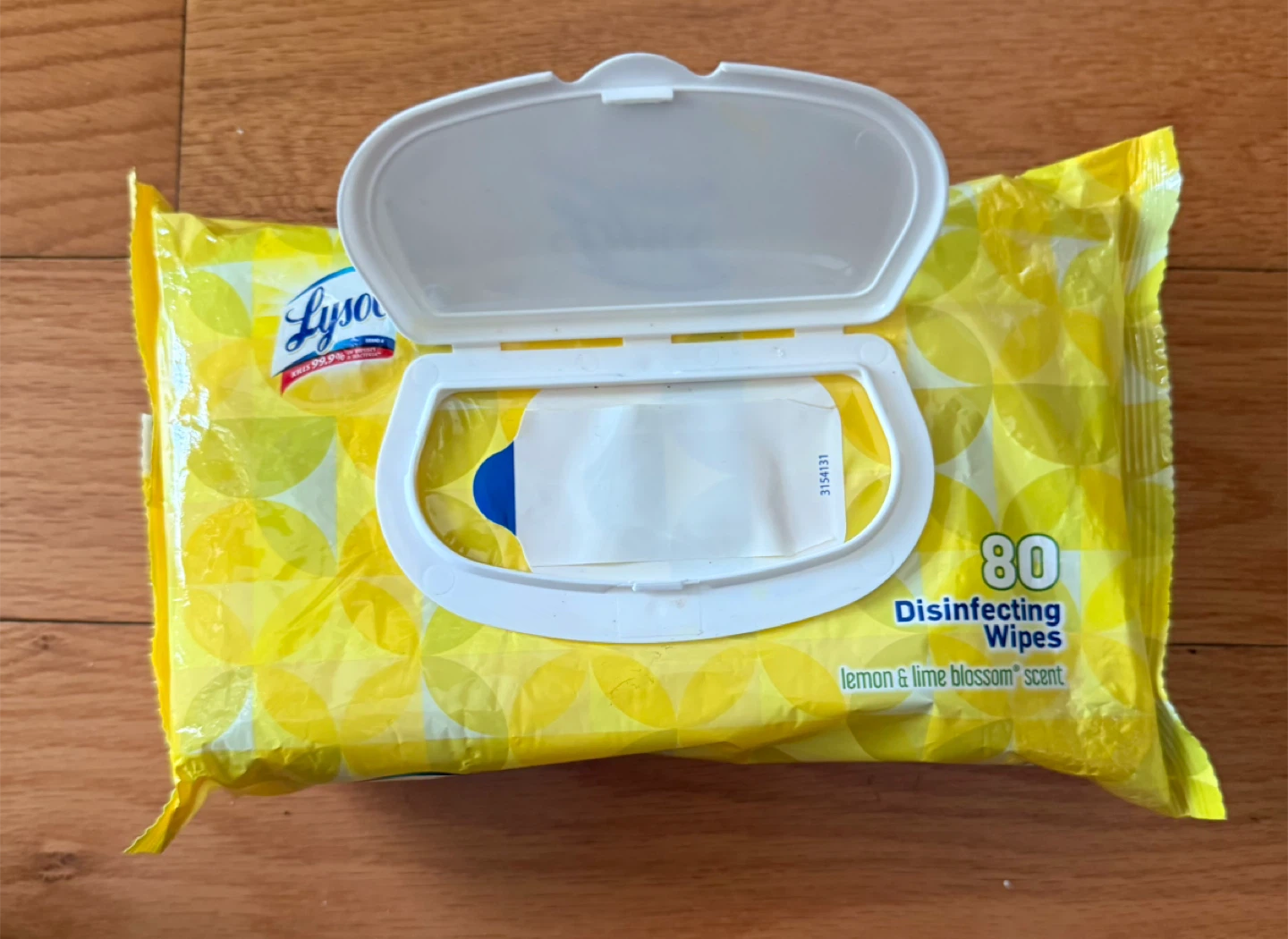 Lysol Disinfecting Wipes Lemon & Lime Blossom Scent (80 Count) - photo 2