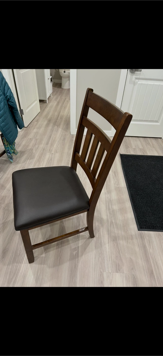 Wooden Dining Table and Chairs Set - photo 2