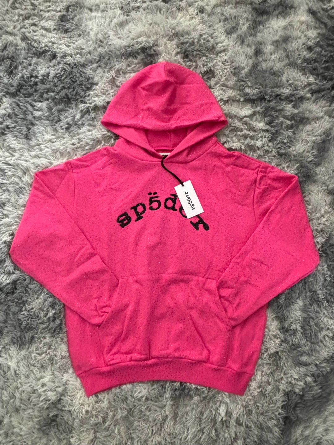 💎**NEW** Sp5der Pink Rhinestone Hoodie