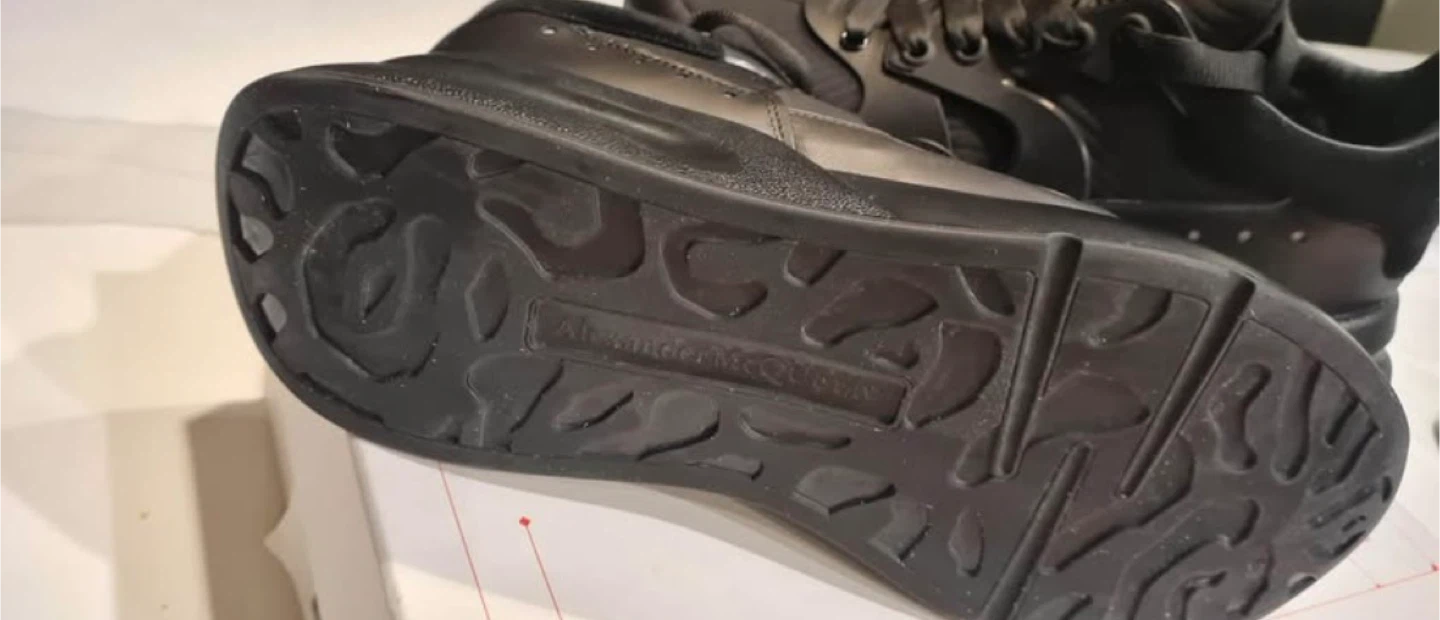 Alexander McQueen Black Oversized Sole Sneakers - photo 5