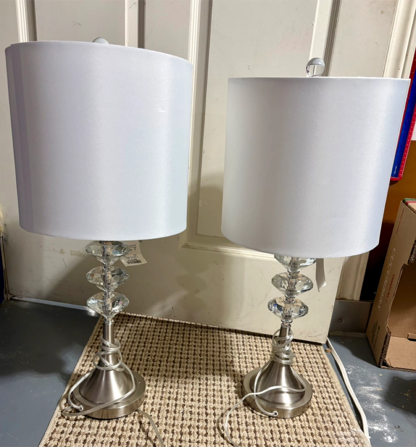 Crystal Accent Table Lamps (Set of 2)