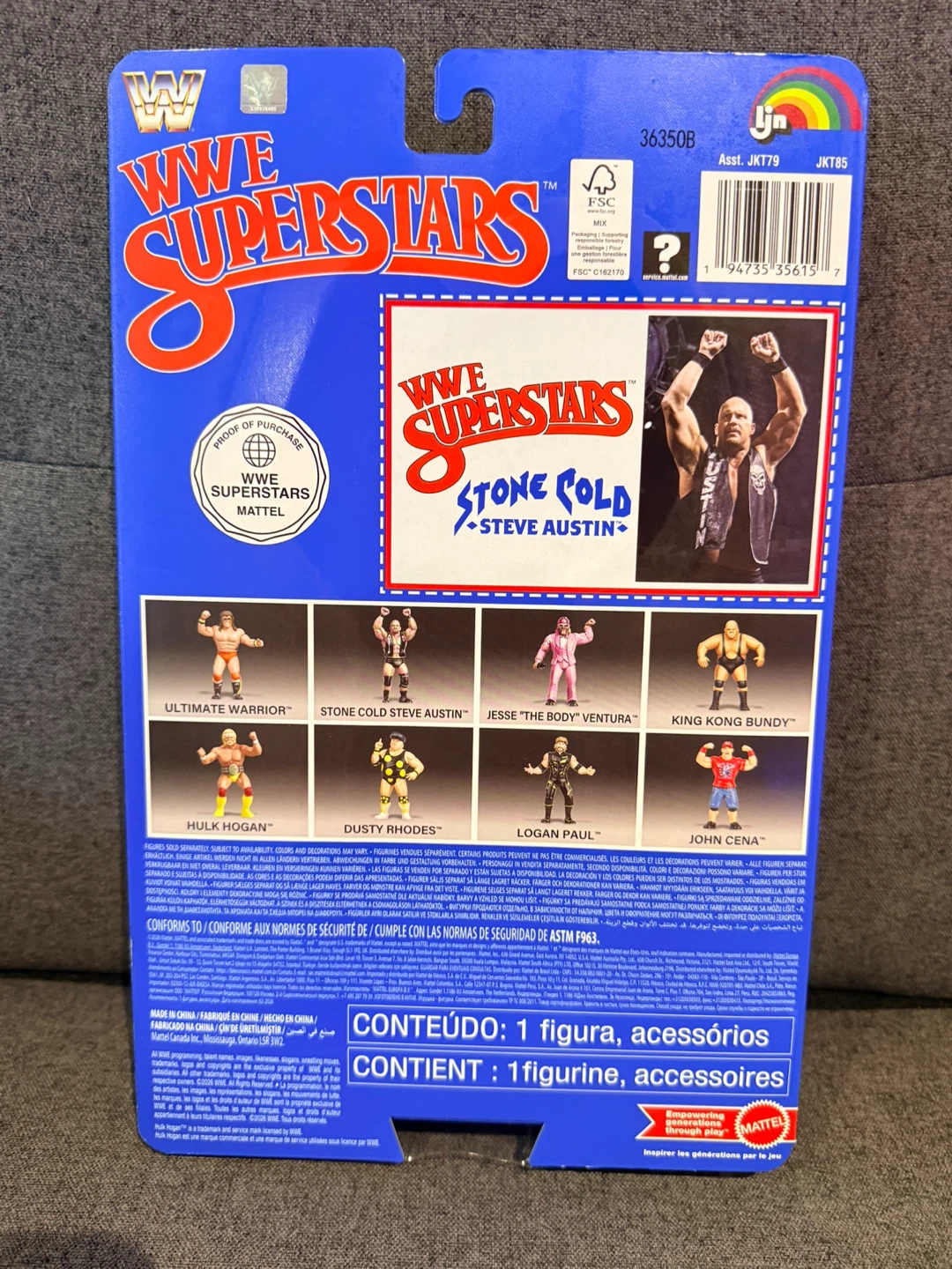 WWE LJN Stone Cold Steve Austin - photo 2