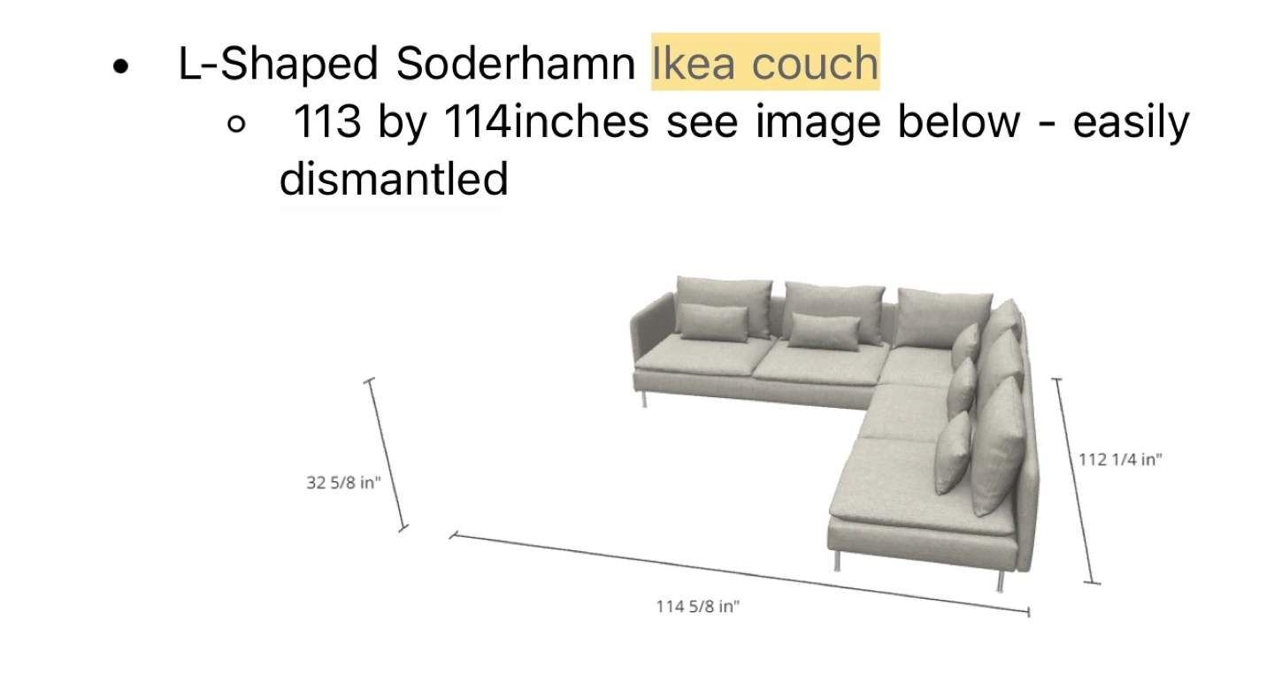 Ikea Soderhamn L-Shaped Sectional Couch - photo 4