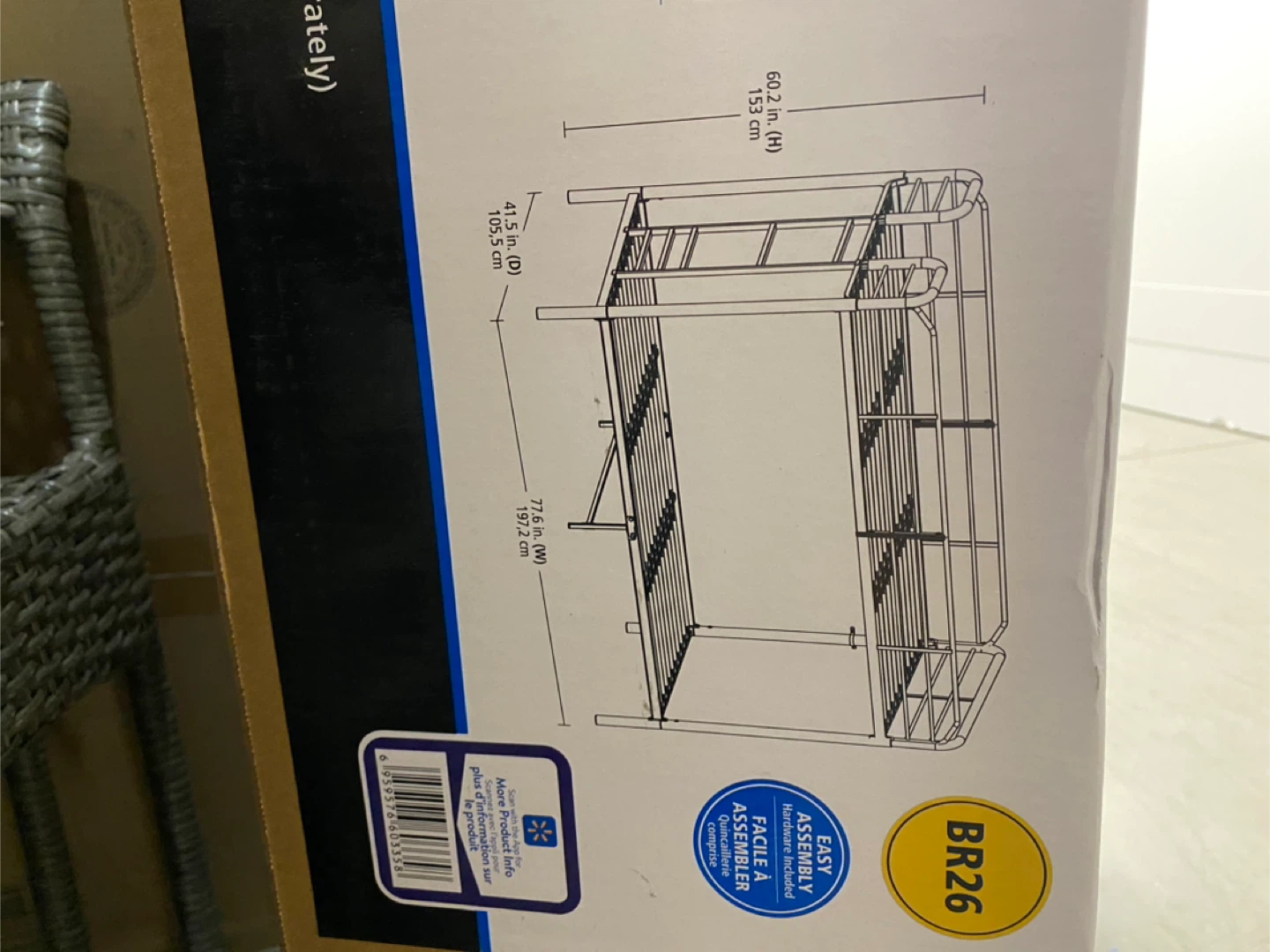 Mainstays Twin Over Twin Bunk Bed - photo 2