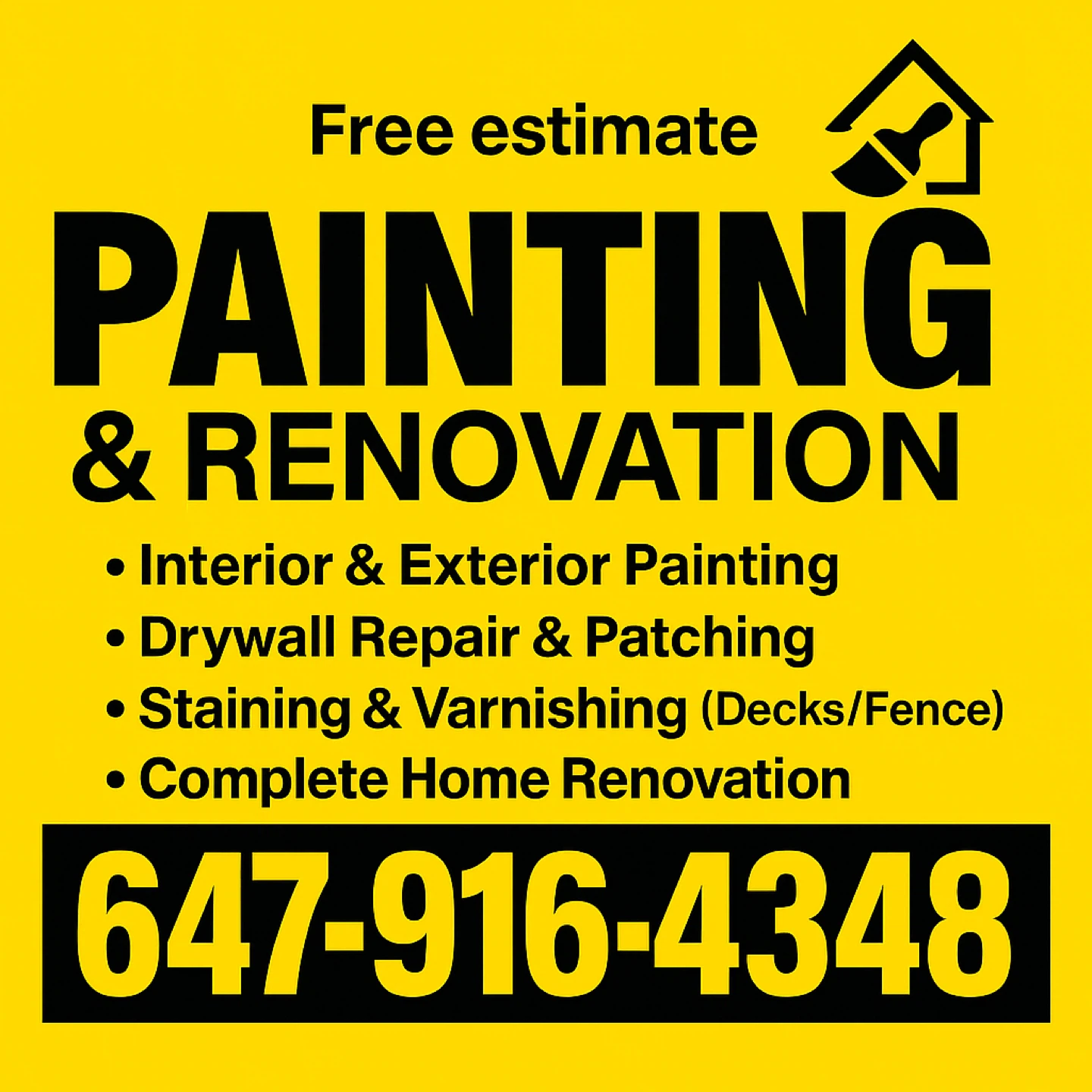 Painting & Renovation Services