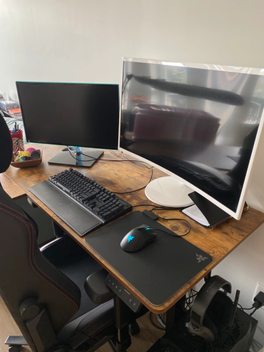 63’ x 55’ L Shaped Standing Desk - photo 3