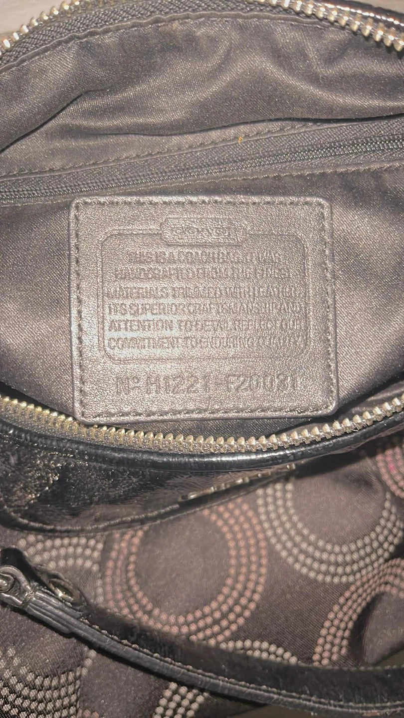 Coach Black Signature C Monogram Hobo Shoulder Bag - photo 5