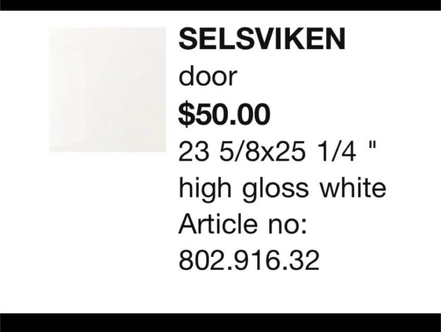 IKEA BESTÅ SELSVIKEN White Cabinet - photo 4